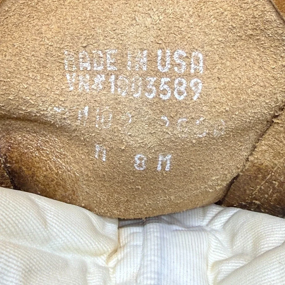 LL BEAN Duck Boots Mens 8 M Brown Leather Gore Tex Waterproof